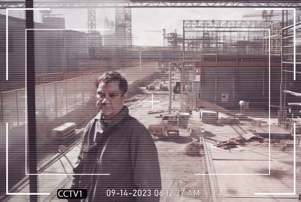 Construction Site Monitoring - CCTV overlooking a construction site, ensuring safety and tracking activities effectively.